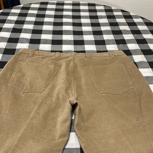 Tom James Dress Casual Pants USA Size 40 x 30 Brown  5 Pocket